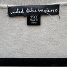 Switch United States Sweaters Womens PXL Oatmeal Open Front Cardigan Grommet Cuff NEW 2 image