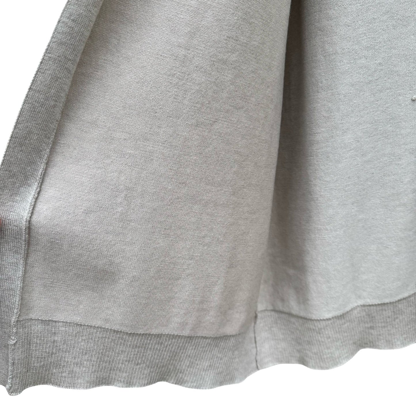 United States Sweaters Womens PXL Oatmeal Open Front Cardigan Grommet Cuff NEW