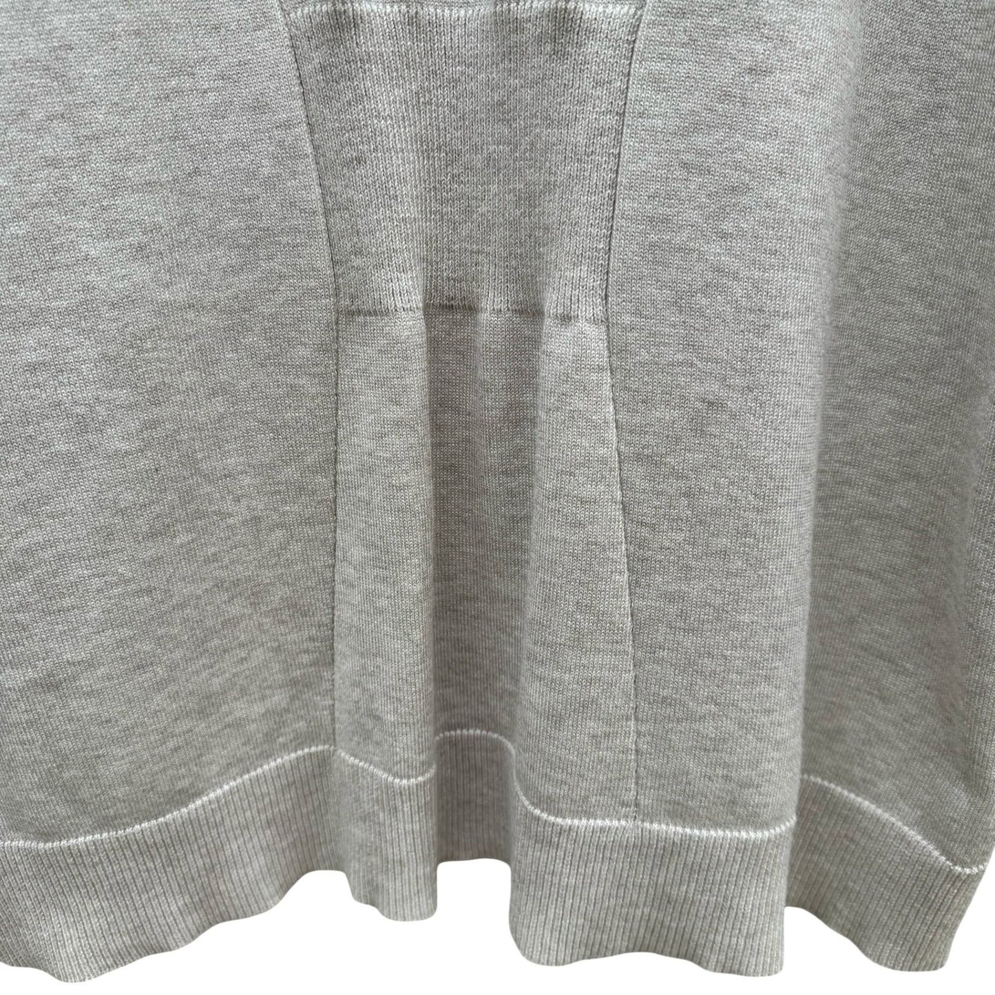 United States Sweaters Womens PXL Oatmeal Open Front Cardigan Grommet Cuff NEW