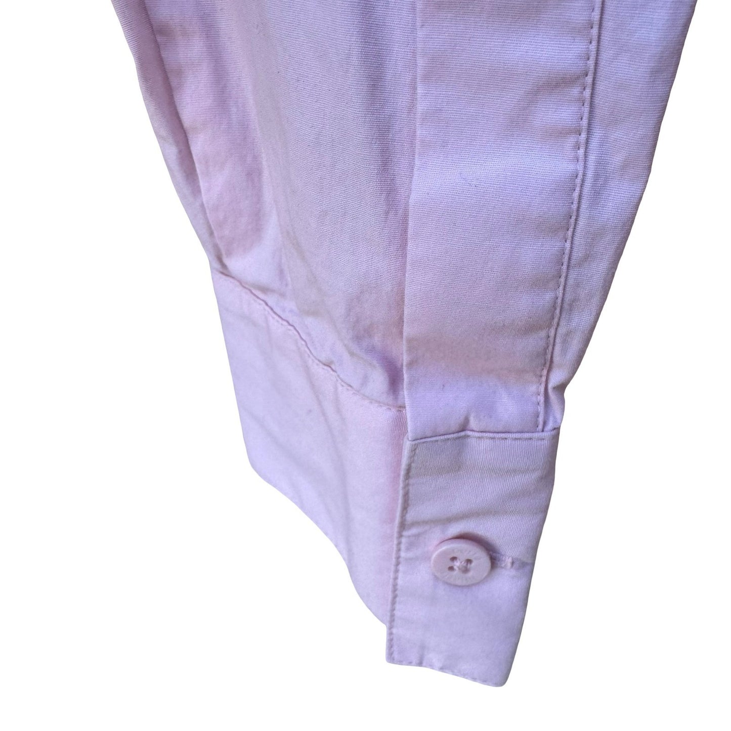 Liberte by Emanuel Womens Pink Pintuck Pleated Button Down Shirt Blouse Size 10