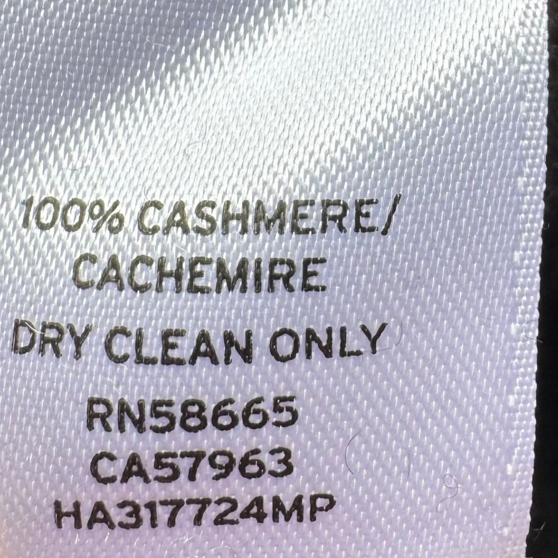 Halogen 100% Cashmere Quiet Luxury Minimalist Old Money Preppy Sweater Black XS
