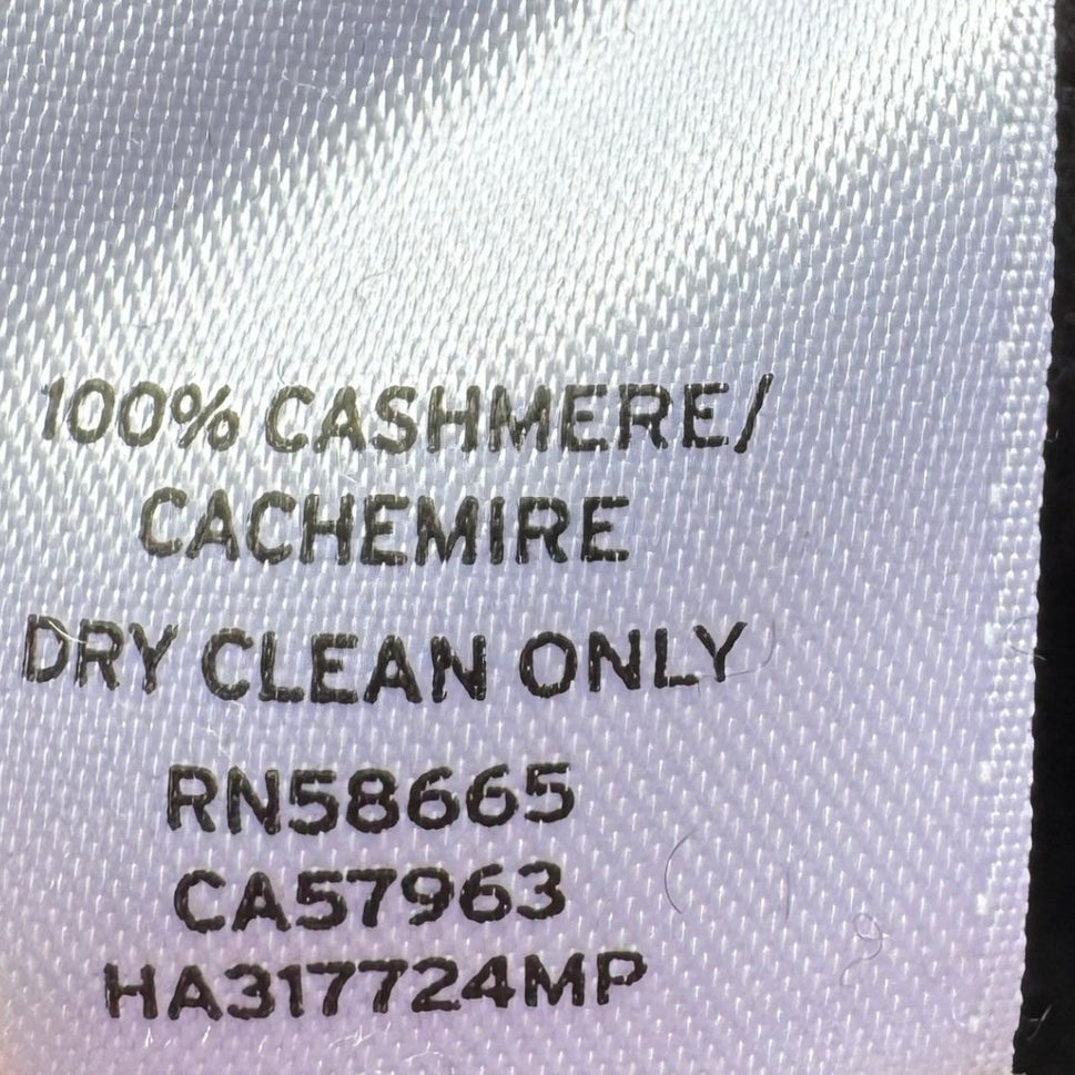 Halogen 100% Cashmere Quiet Luxury Minimalist Old Money Preppy Sweater Black XS