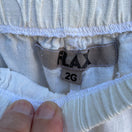 Switch Flax Womens White Linen Flowy Wide Leg Boho Lagenlook Casual Cropped Pants 2G 2 image