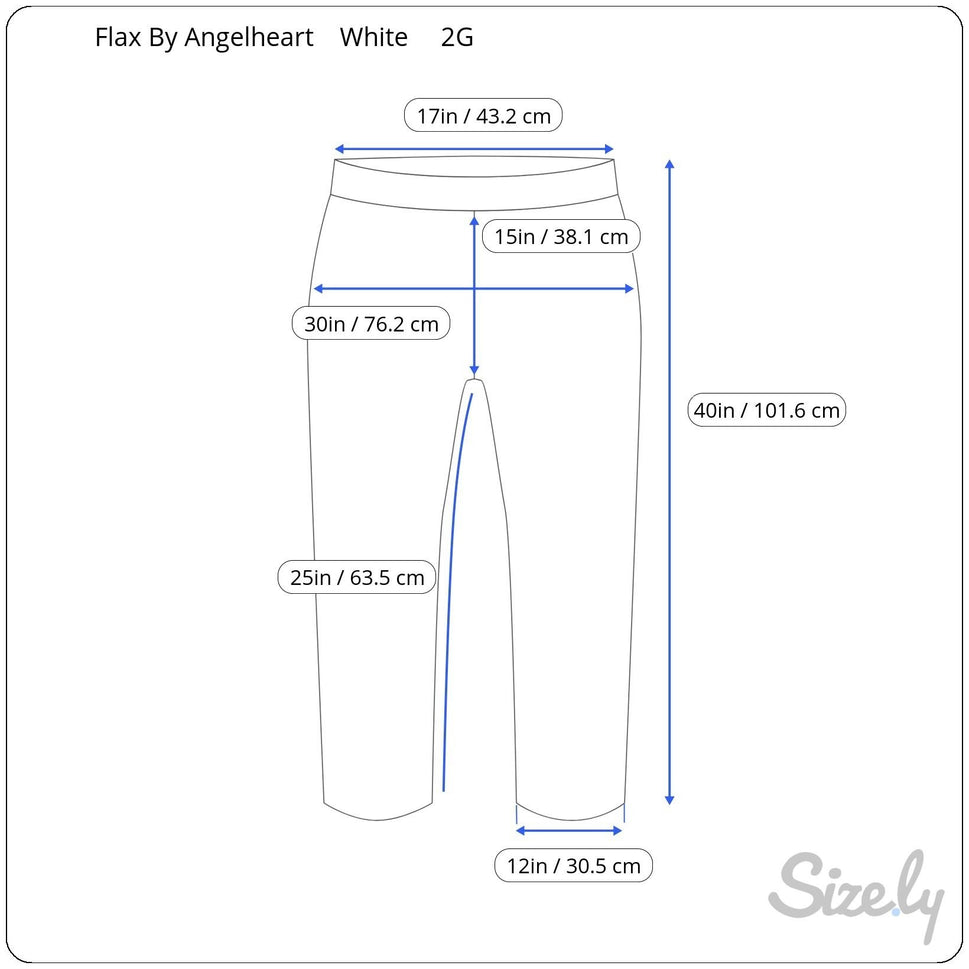 Flax Womens White Linen Flowy Wide Leg Boho Lagenlook Casual Cropped Pants 2G