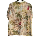 Switch Liz Claiborne Woman Floral Lightweight Semi Sheer Women&#39;s Hawaiian Golf Shirt 2 image