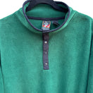 Switch USA Olympics JC Penney Unisex Green High Collar 1/4 Button Fleece Pullover L/G 2 image