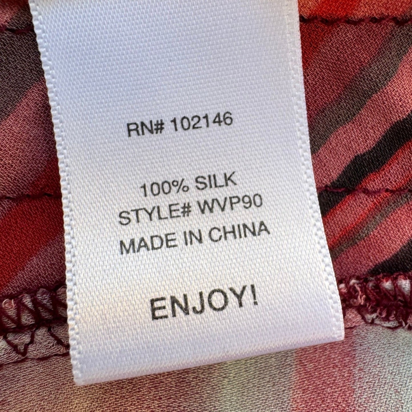 Michael Stars Silk Striped Luxury Designer Layering Tank Top Ribbon Trim Red XS