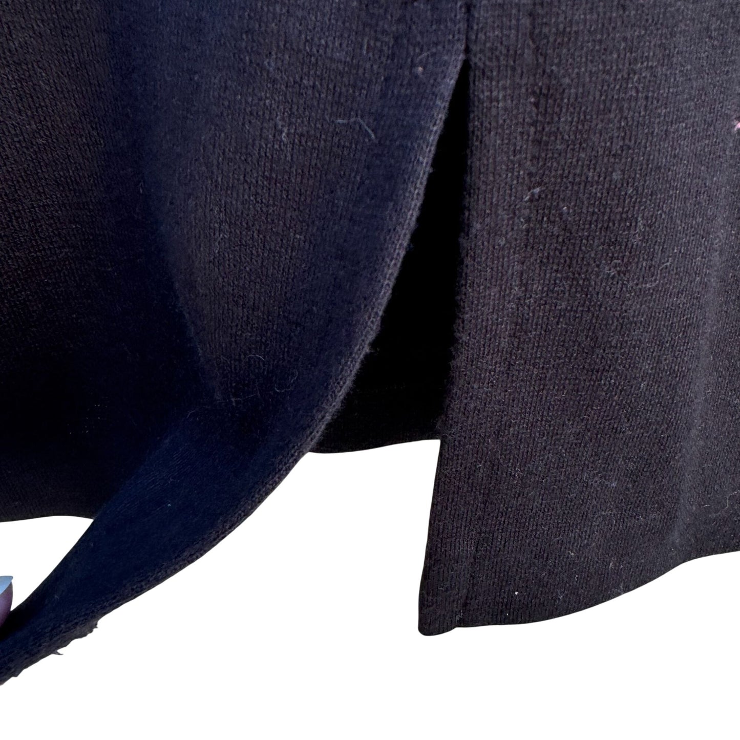 Petite Sophisticates Vintage 80s Black Beaded Long Sleeve Pencil Cocktail Dress 6