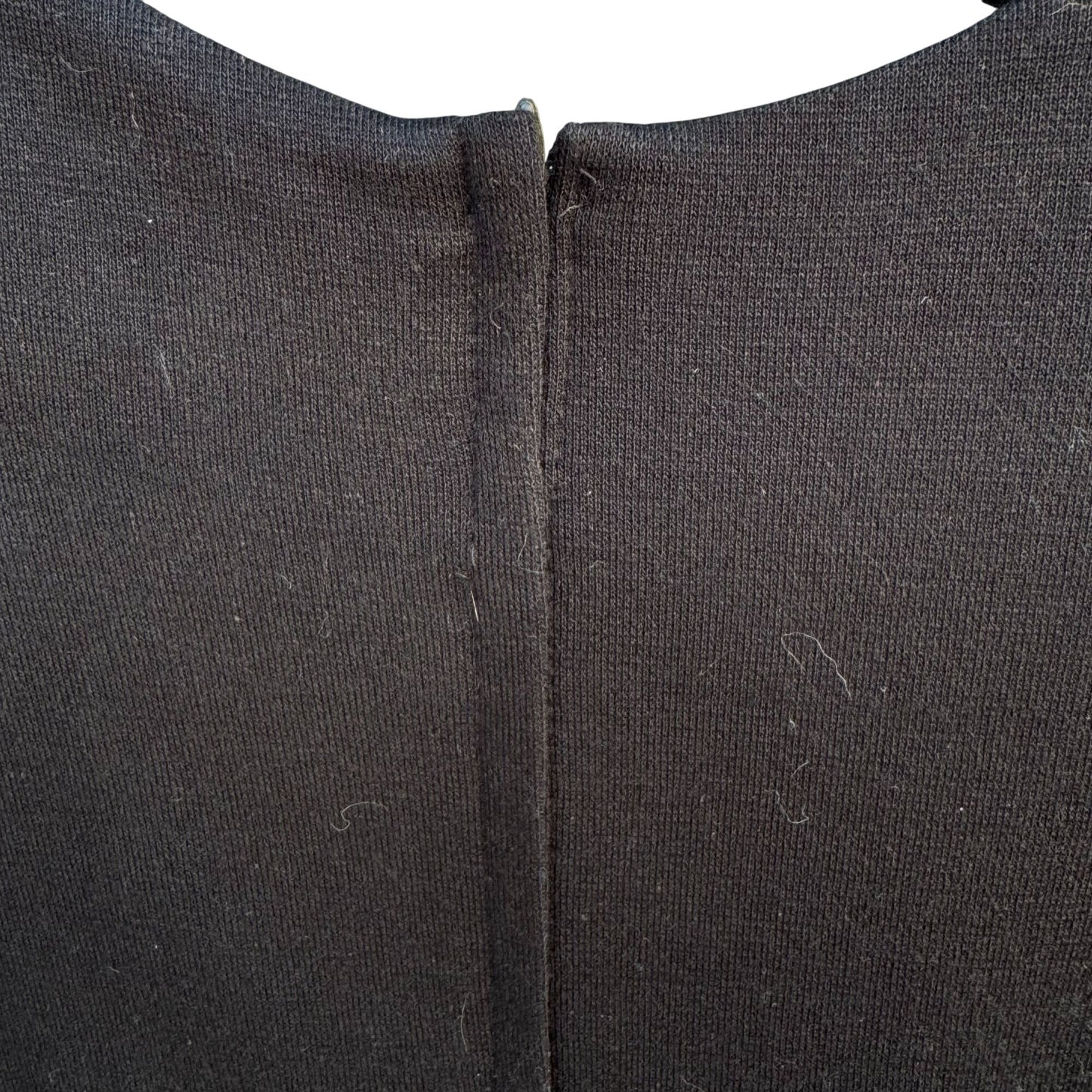 Petite Sophisticates Vintage 80s Black Beaded Long Sleeve Pencil Cocktail Dress 6