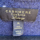Switch Club Room Luxury Cashmere Quiet Luxury Minimalist Preppy Sweater Navy Mens XL 2 image