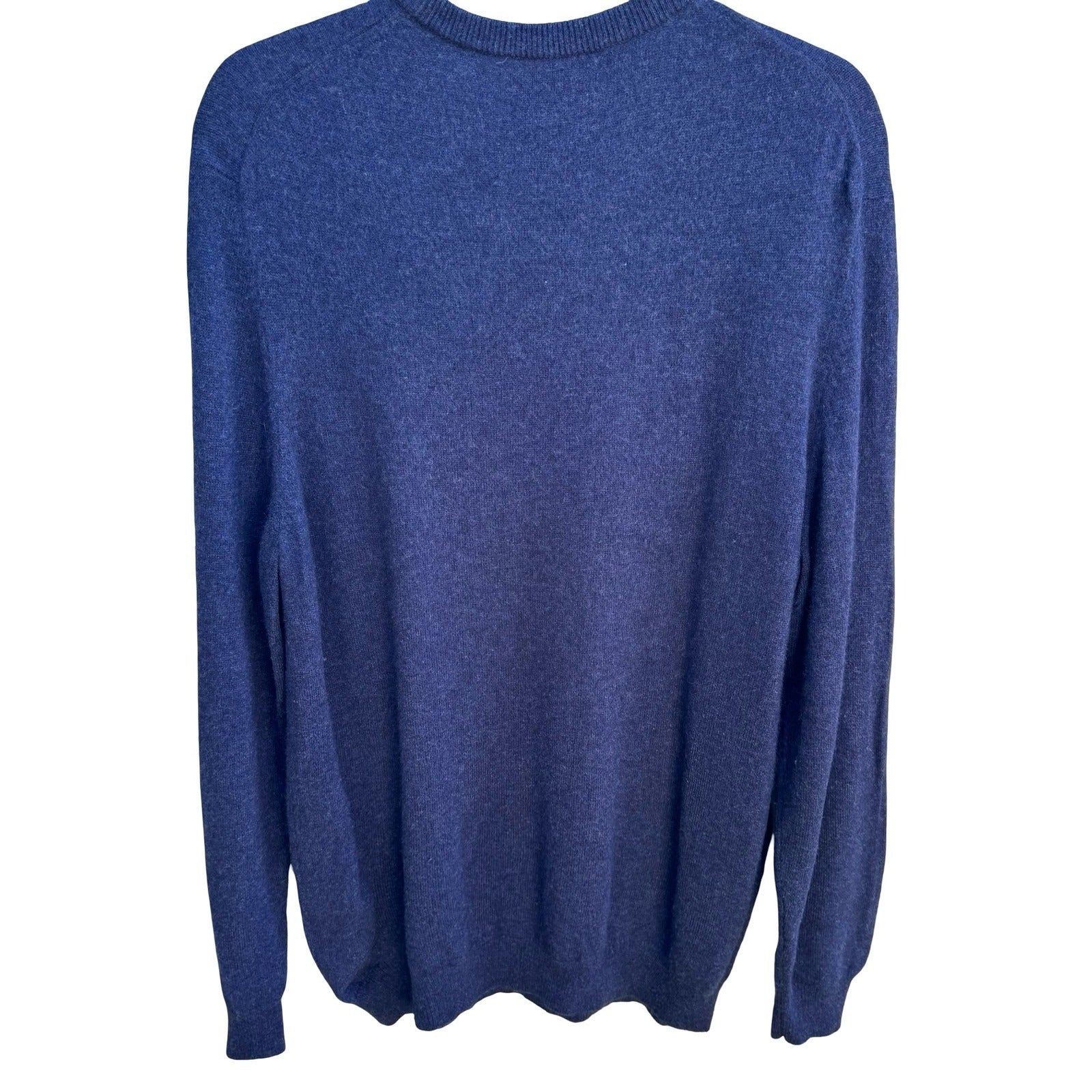 Club Room Luxury Cashmere Quiet Luxury Minimalist Preppy Sweater Navy Mens XL