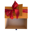Switch Louis Vuitton Orange Rectangle Drawer Gift Box Red Ribbon Card and Envelope Set 3 image