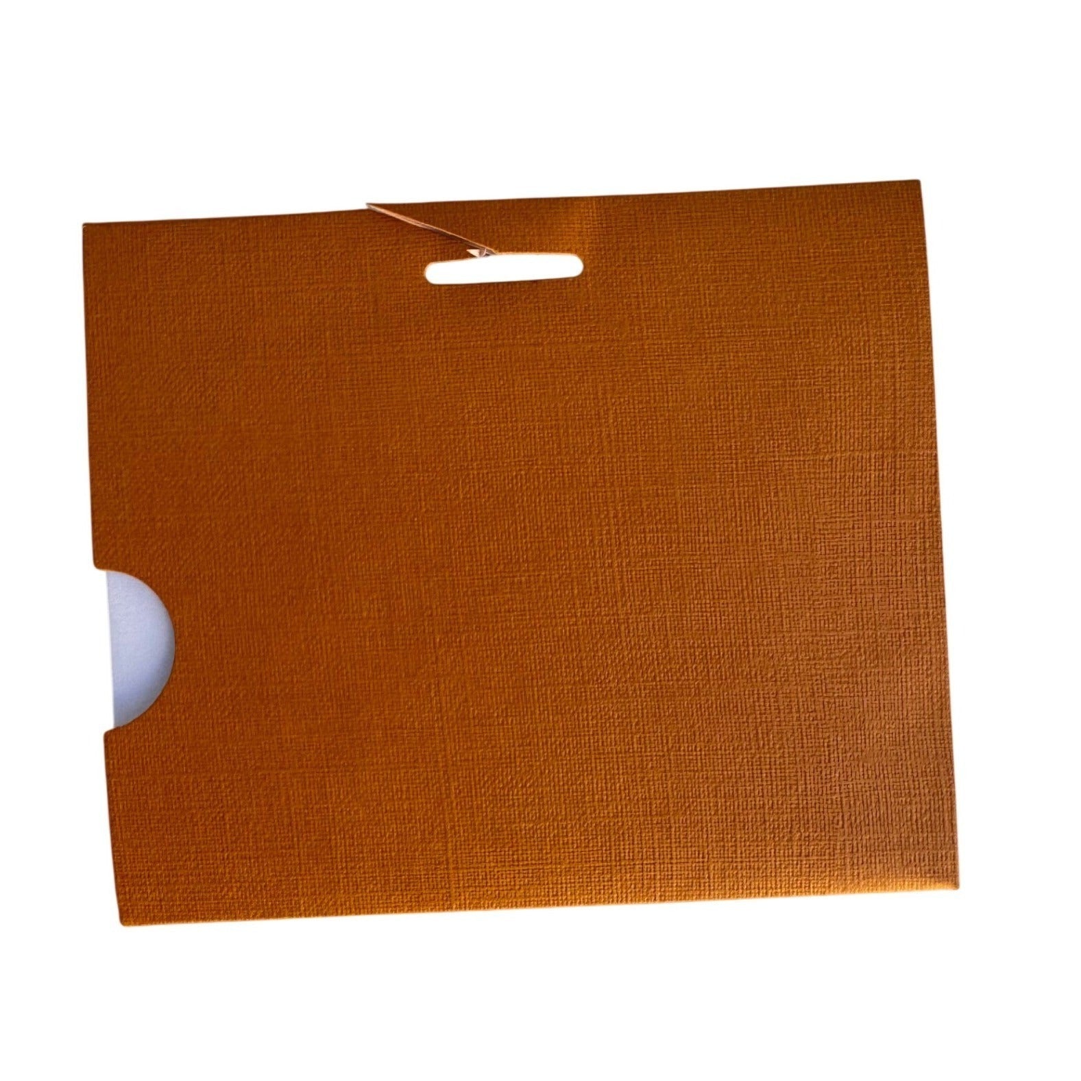 Louis Vuitton Orange Rectangle Drawer Gift Box Red Ribbon Card and Envelope Set