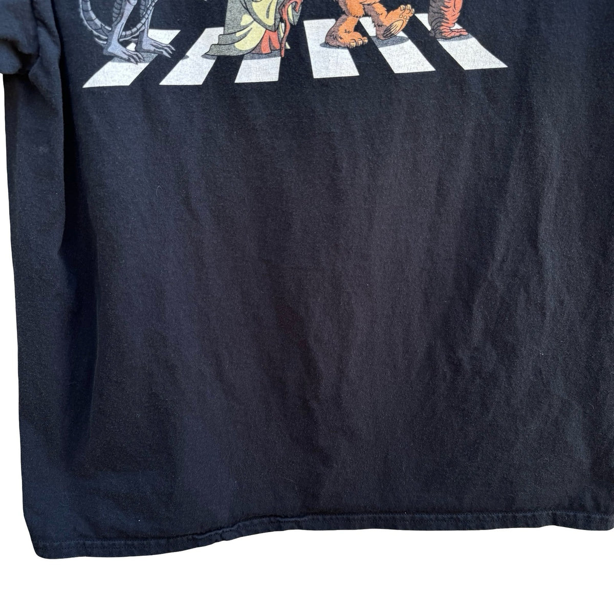 Fruit of the Loom The Aliens Abbey Road Parody T-Shirt Xenomorph Yoda Alf ET L