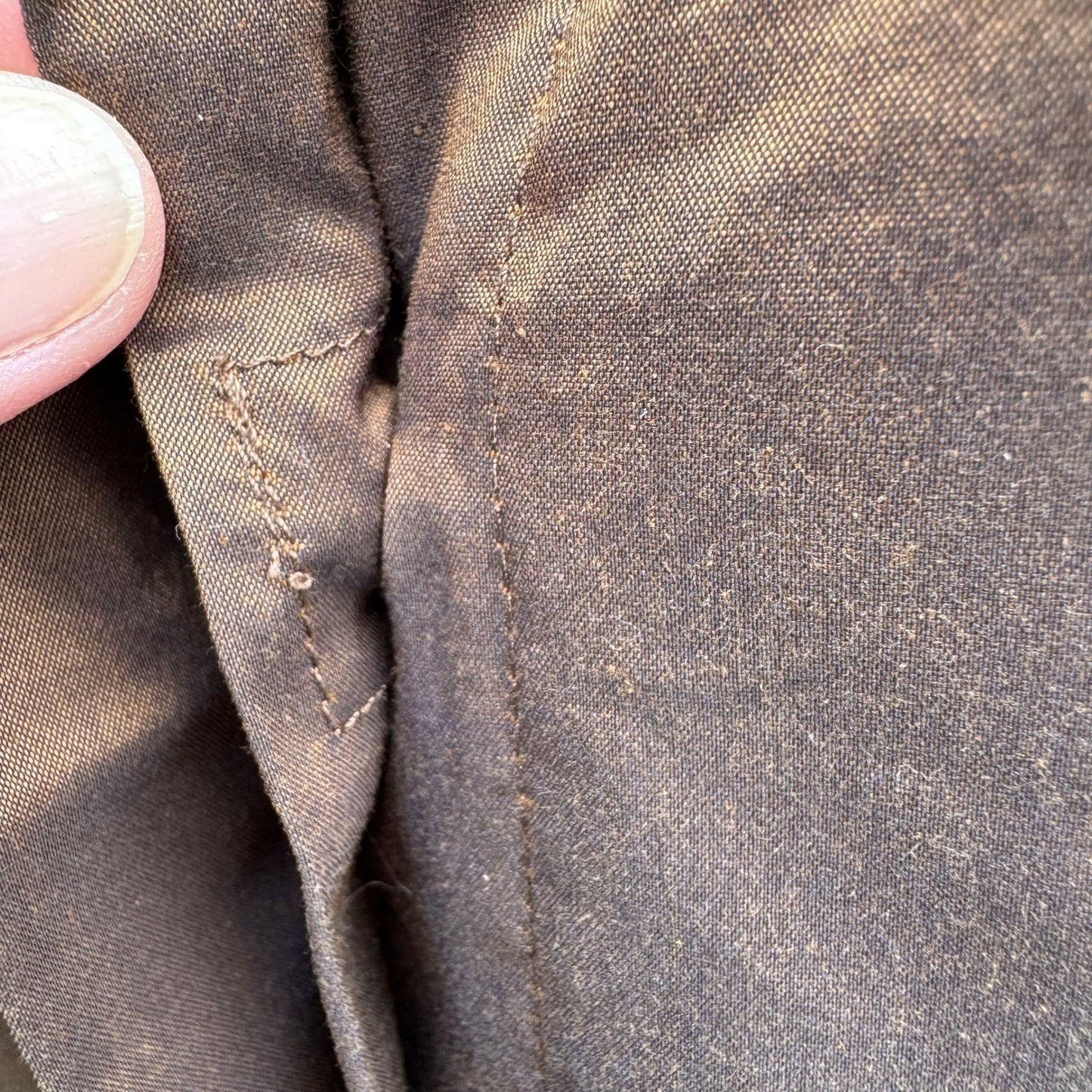 Ted Baker London Minimalist Brown Iridescent Hidden Button Shirt Tailored Chic S