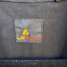 Switch Lizsport Vintage Black Cropped Bomber Biker Jacket Zippers Oversized Epaulets L 2 image