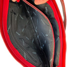 Switch Phillippe Vintage Red Leather Adjustable Strap &amp; Gold Buckle Accent Shoulder Bag 2 image