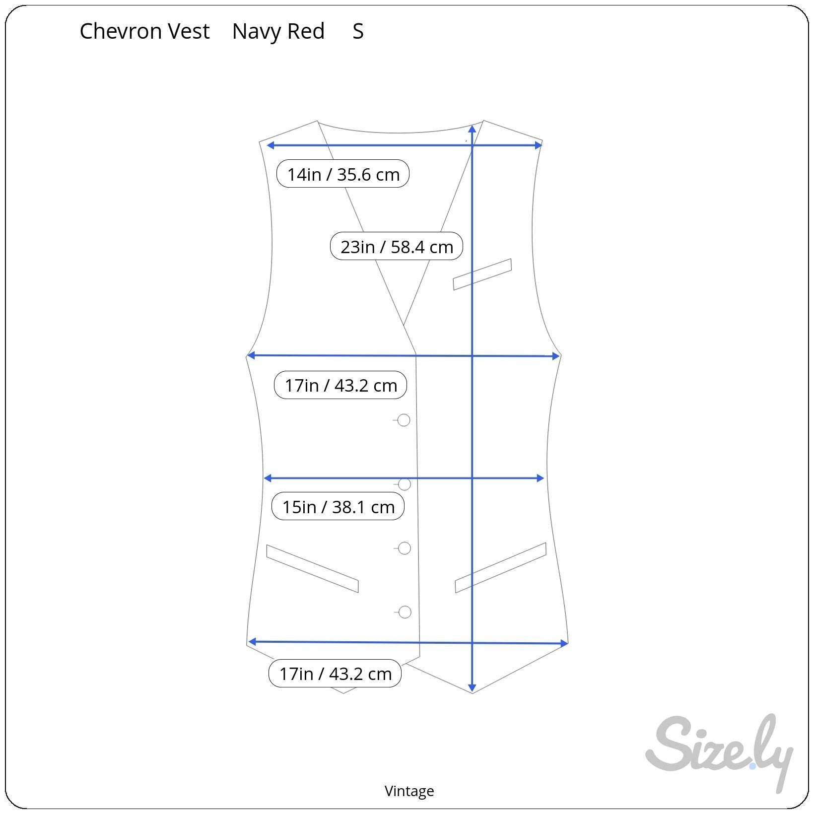 Vintage 60s Womens Navy Red Knit Striped Chevron Retro Sleeveless Sweater Vest