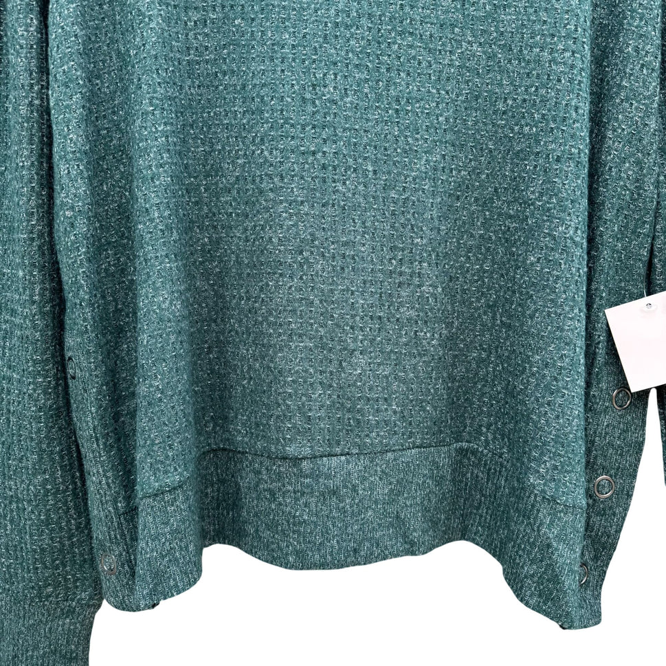 So Womens Moss Marl Knit Sweater XXL Cozy Pullover Long Sleeve Soft Casual New