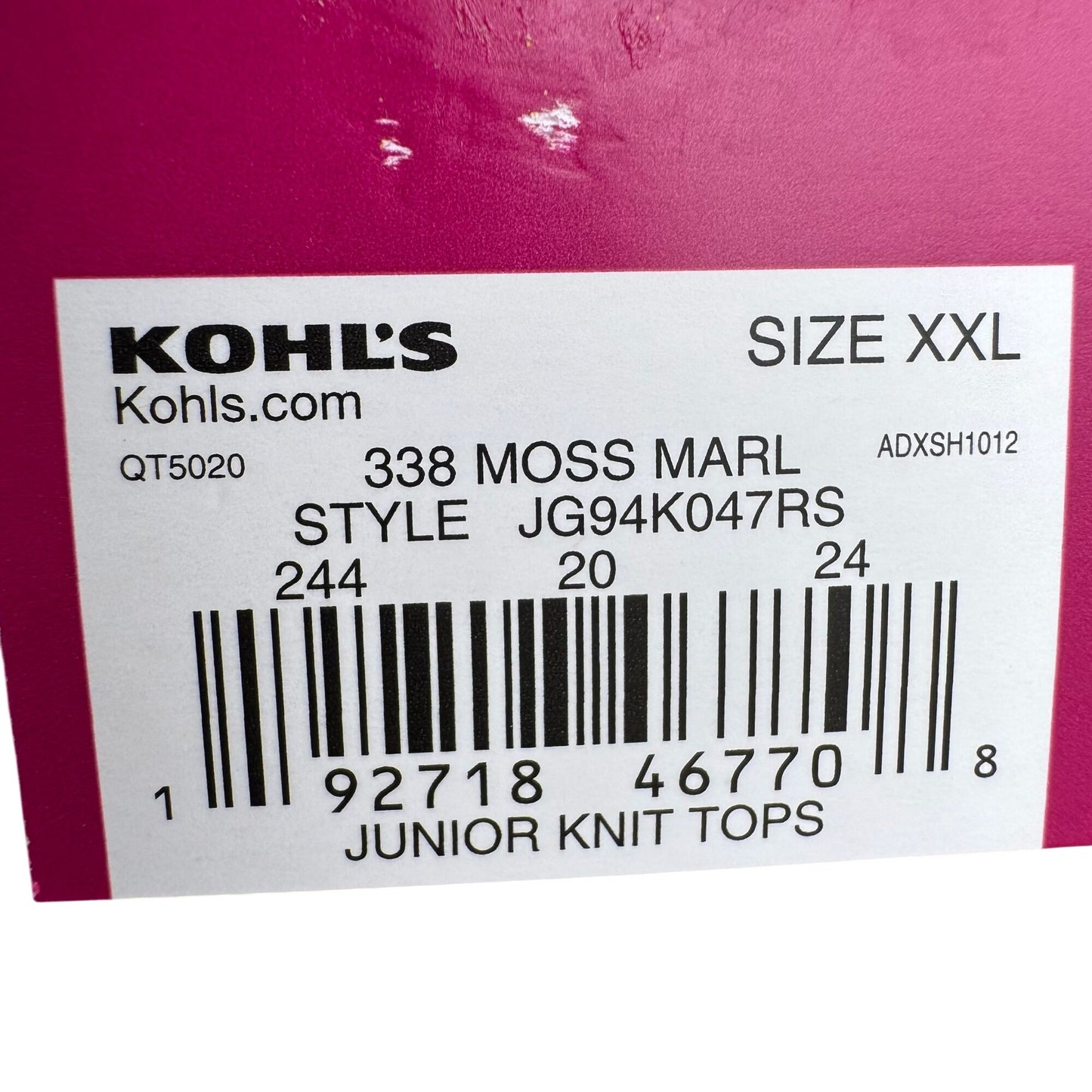 So Womens Moss Marl Knit Sweater XXL Cozy Pullover Long Sleeve Soft Casual New