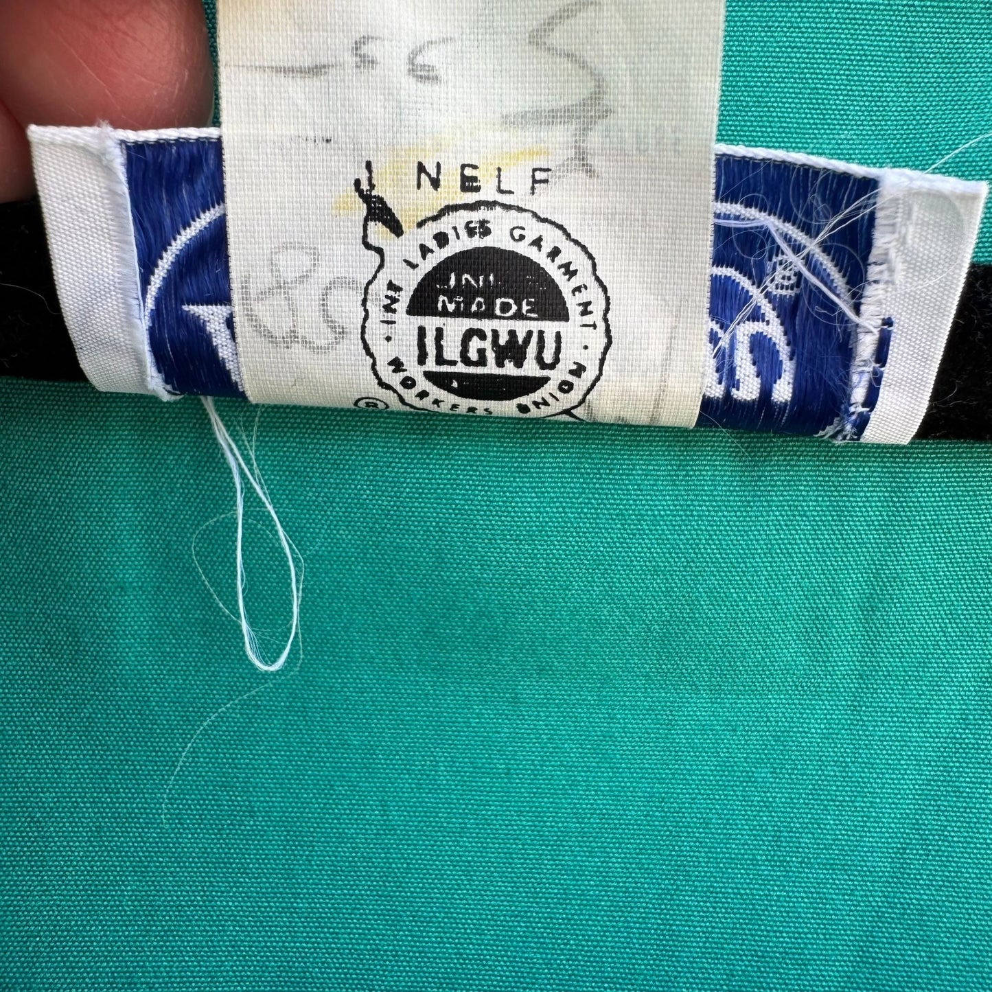 Leslie Fay Vintage Green Short-Sleeve Pintuck Detail Button Front Midi Dress 12