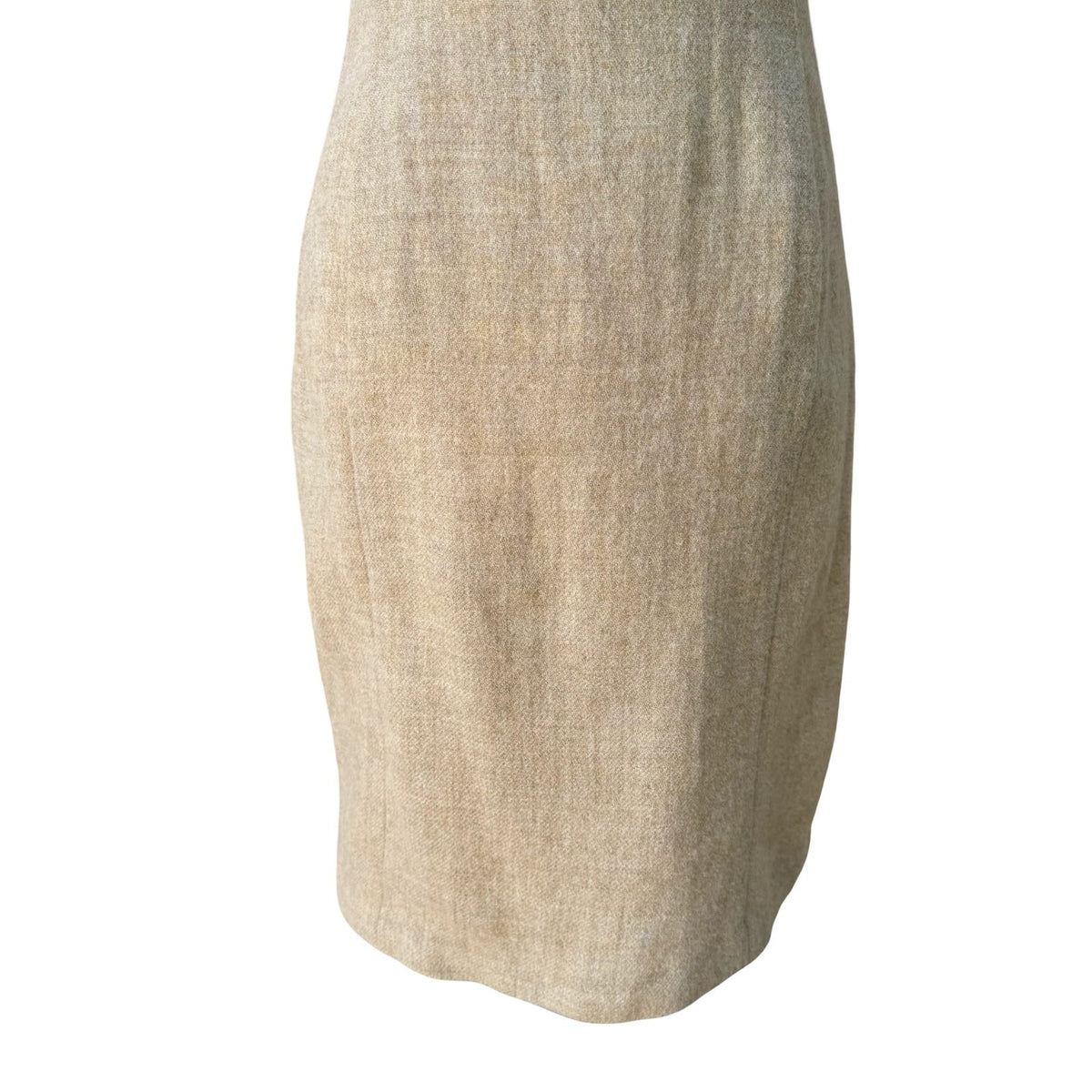 KORS Michael Kors Vintage Minimalist Old Money Wool Sleeveless Sheath Dress 6