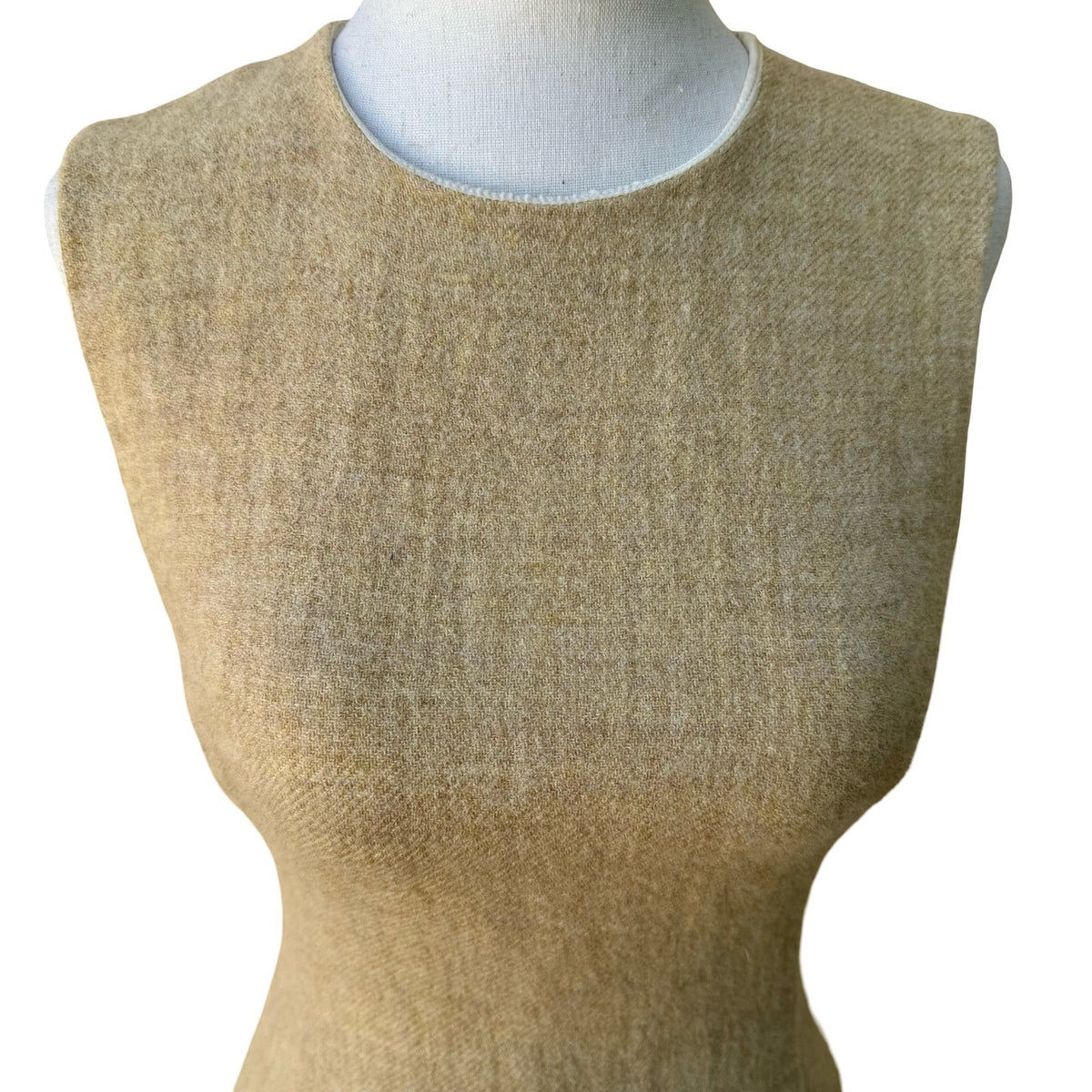 KORS Michael Kors Vintage Minimalist Old Money Wool Sleeveless Sheath Dress 6