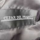Switch Cezar Del Prado Vintage Mens Black Silk Single Breasted 3 Button Blazer Jacket 2 image