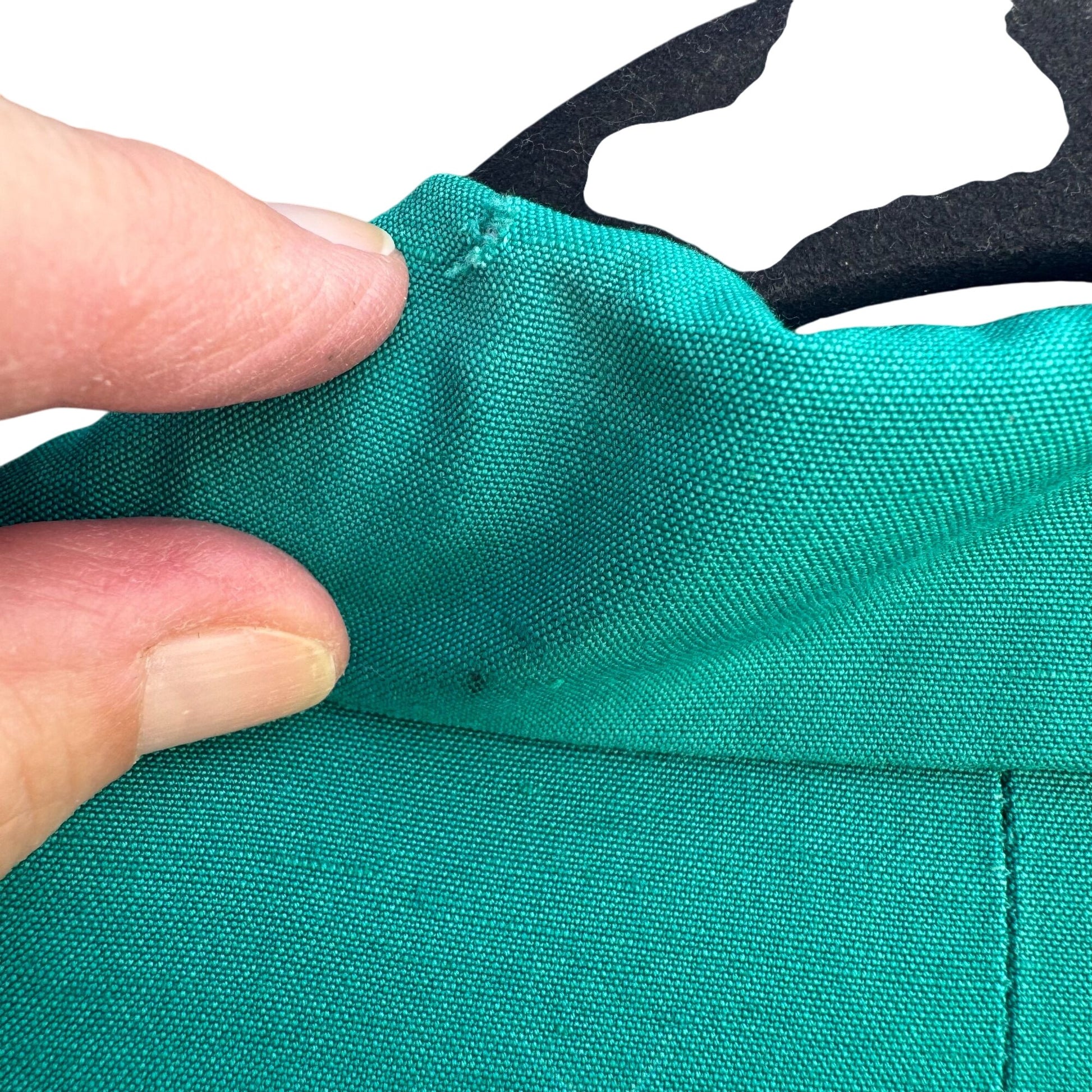 Christian Dior Vintage Womens Teal Short Sleeve Blazer Pencil Skirt Suit Set 4