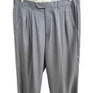 Switch Giorgio Fiorelli Professional Double Pleated Dress Pants Super 150s Grey Mens 36 3 image