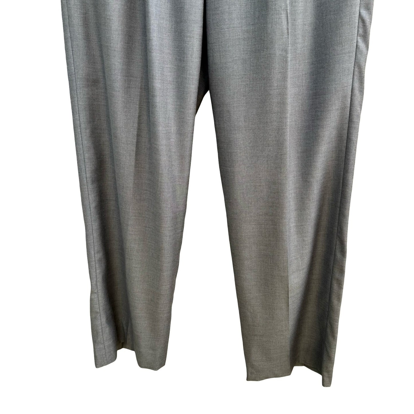 Giorgio Fiorelli Professional Double Pleated Dress Pants Super 150s Grey Mens 36