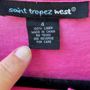 Switch Saint Tropez West 100% Linen Coastal Minimalist Breathable Tunic Blouse Pink 4 2 image