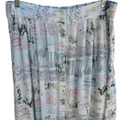 Switch Women&#39;s Vintage Pleated Flowy Button Front Midi Skirt With Abstract Pastel Print 2 image