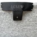 Switch J.Crew Wool Blend Minimalist Quiet Luxury Preppy V-Neck Sweater Gray Womens S 2 image