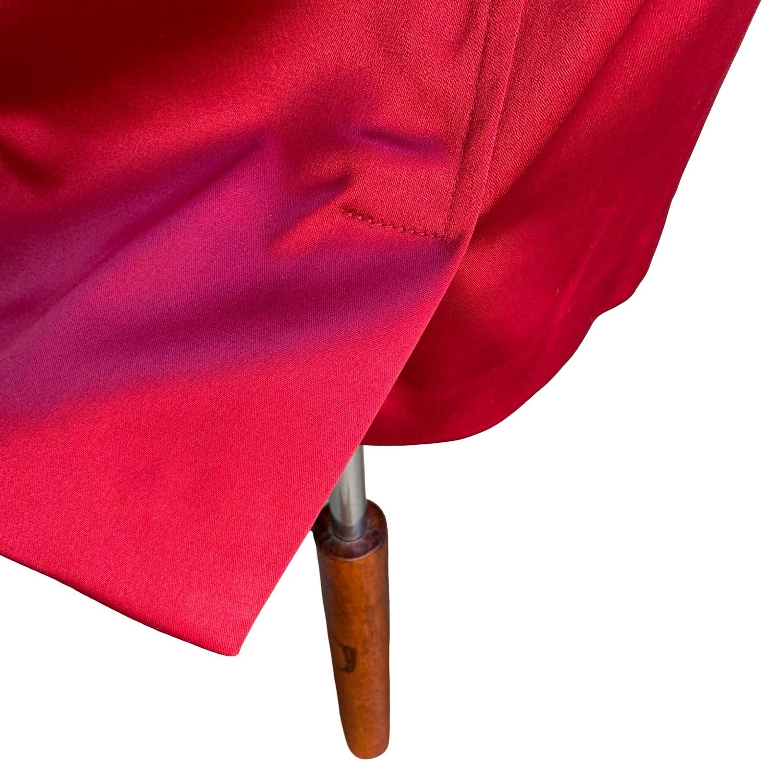 Laundry Shelli Segal Red Satin Square Neck Cap Sleeve Glam Bodycon Mini Dress 0