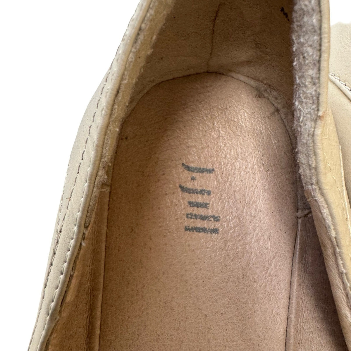 J. Jill Leather Minimalist Round Toe Minimalist Ballet Flats Beige Womens 11