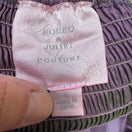 Switch Romeo &amp; Juliet Couture Y2K Iridescent Glam Prom Taffeta Strapless Mini Dress S 2 image