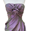Switch Romeo &amp; Juliet Couture Y2K Iridescent Glam Prom Taffeta Strapless Mini Dress S 3 image