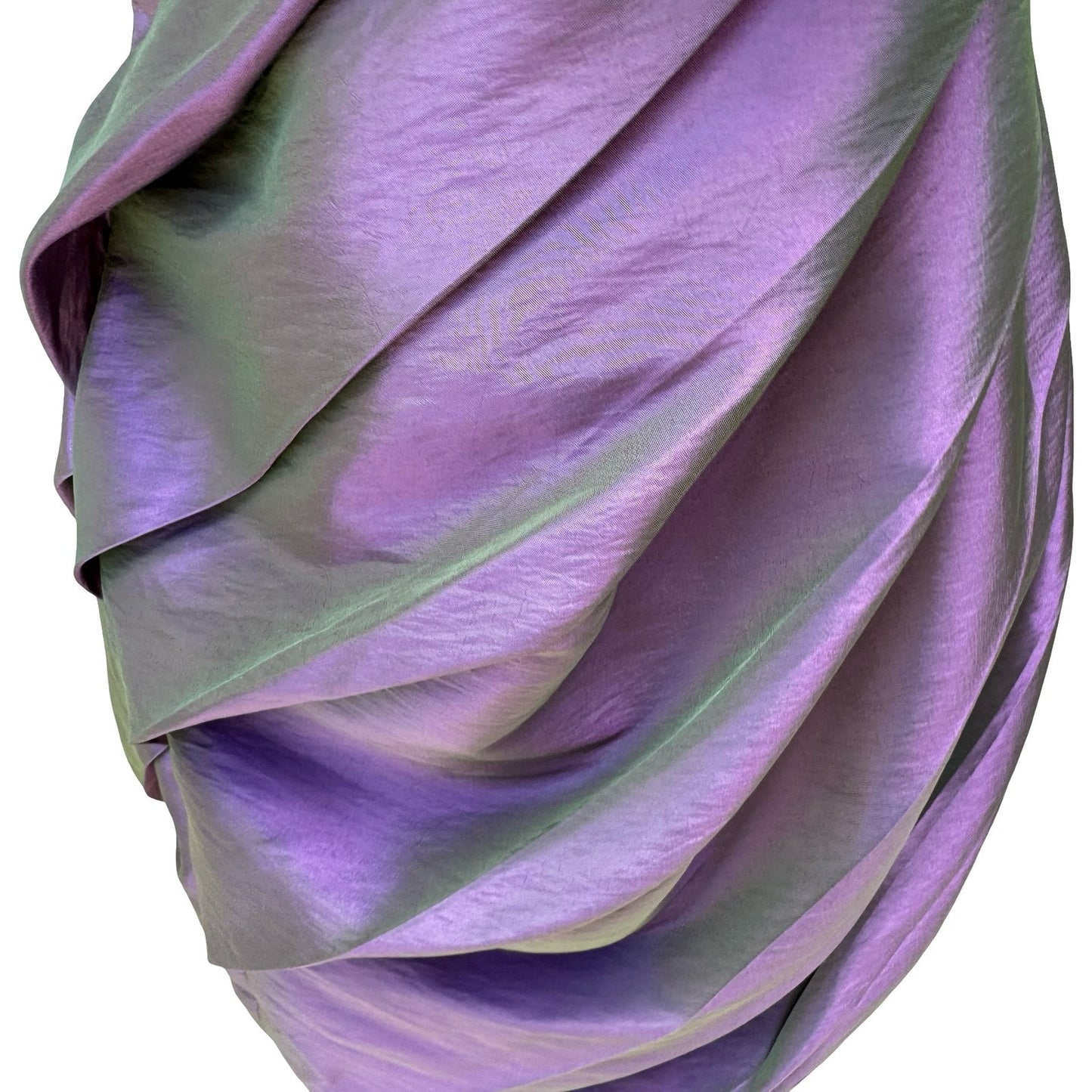 Romeo & Juliet Couture Y2K Iridescent Glam Prom Taffeta Strapless Mini Dress S