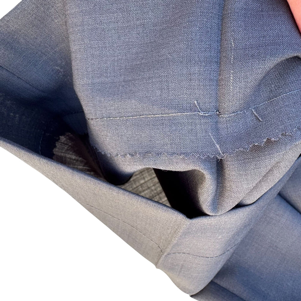 Bernard London Vintage Mens Gray Pleated Dress Pants Professional Preppy 33x26.5