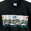 Switch Santa Anita Park California Horse Racing Graphic Tee Jerzees High Cotton Black XL 3 image