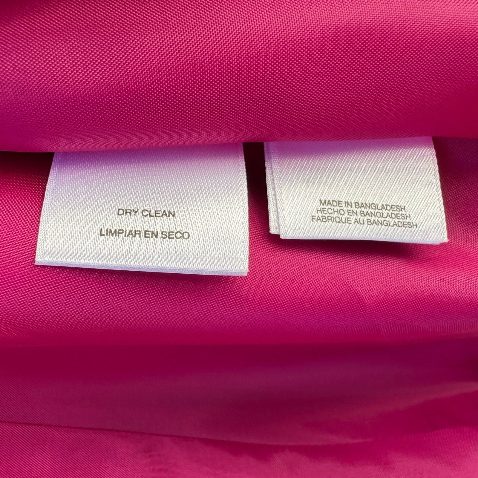 Nine West Tailored Magenta Open Front Draped Blazer Jacket Womens 14 NEW Office