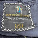 Switch Hart Schaffner Marx Vintage Silver Trumpeter Navy Pinstripe Wool Blazer Mens 38R 2 image