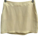 Switch BCBG Max Azria Vintage Y2K 90s Butter Yellow Mini Skirt 8 Minimalist Preppy 3 image