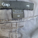 Switch Gap Utility Crop Pants Cotton Canvas Cargo Straight Leg Grey Womens 12 Outdoor 2 image