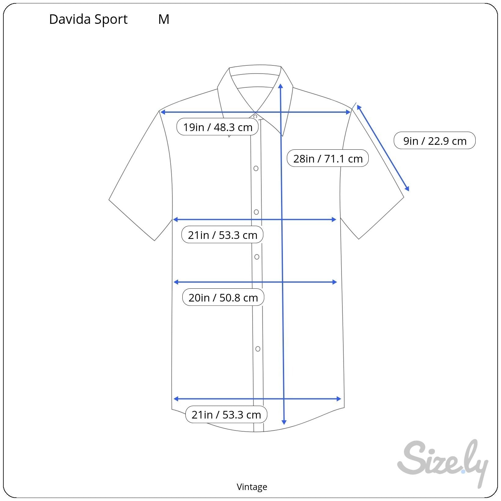 Davida Sport California Vintage Lightweight Camp Collar Men's Short Sleeve Shirt