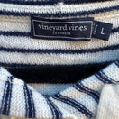 Switch Vineyard Vines Cashmere Coastal Nautical Preppy Beachy Striped Pullover Hoodie L 2 image