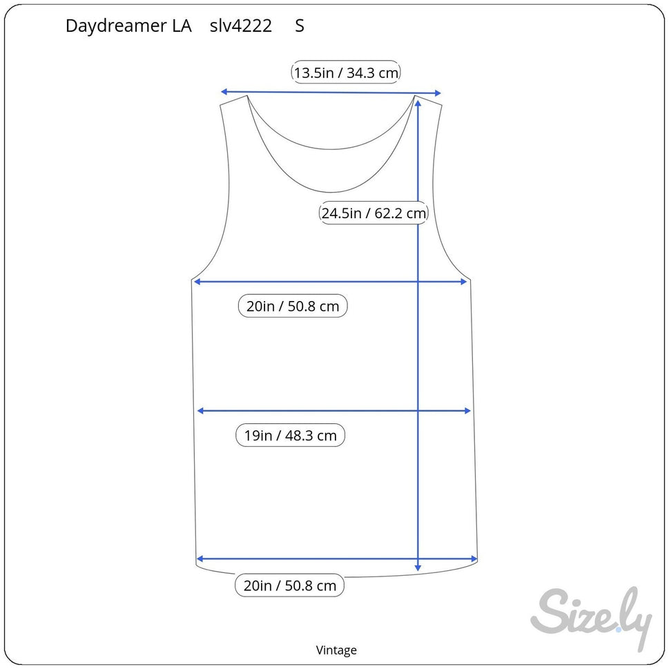 Daydreamer LA Red Sugar Skull Draped Open Back Graphic Tank Top Small Festival