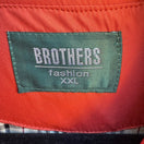 Switch Brothers Vintage Harrington Jacket Orange Plaid Lined Full Zip Bomber Mens XXL 2 image