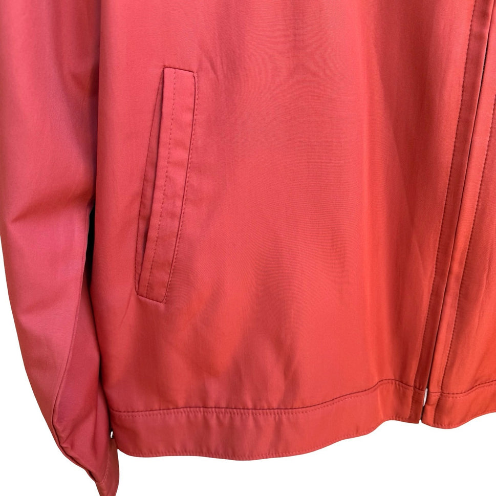 Brothers Vintage Harrington Jacket Orange Plaid Lined Full Zip Bomber Mens XXL